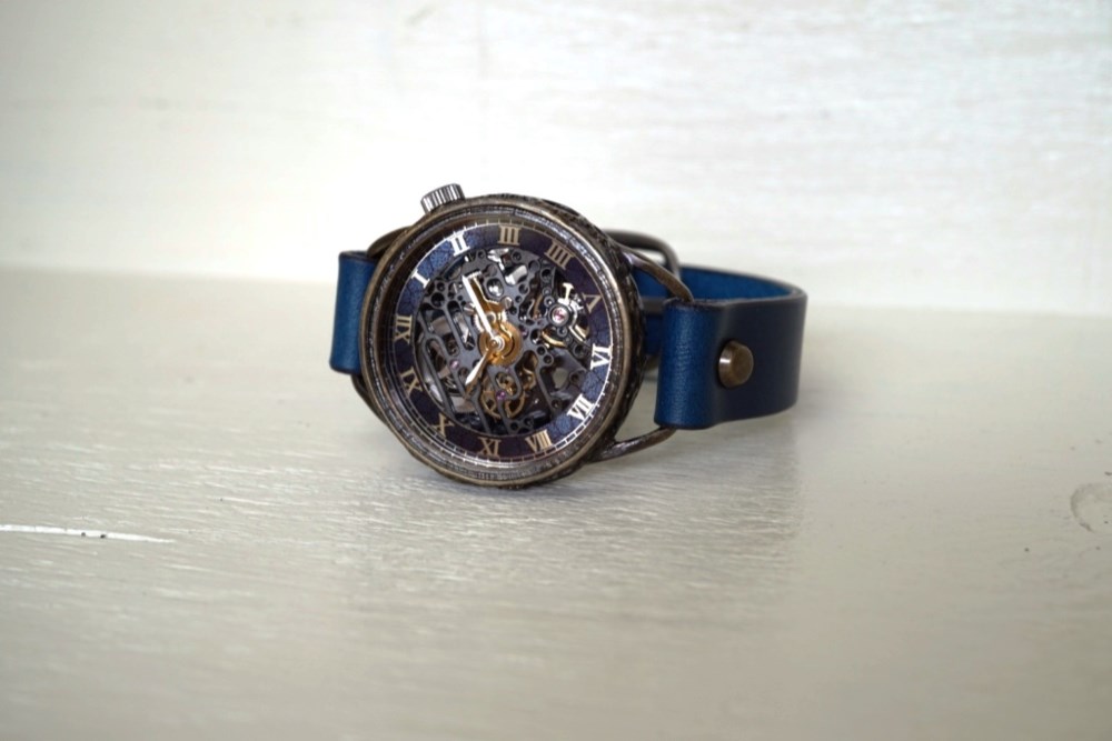 メカニックブラック　AT　ブルー  真鍮