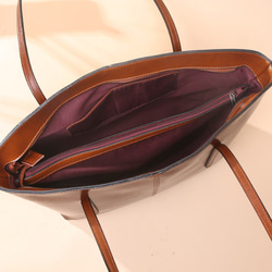ハンドバッグ本革 メッセンジャーバッグ レザーファッション レディース 鞄 牛革かばん 大容量 斜め掛けバッグ通勤 3枚目の画像