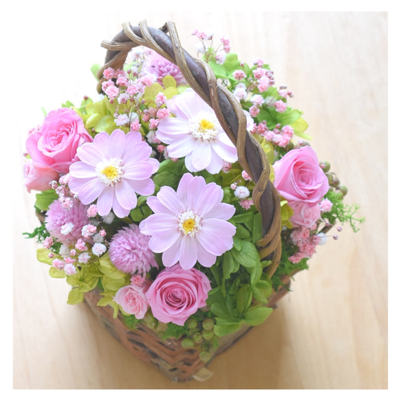 枯れない花の贈り物「SAKURA -さくら-」プリザーブドフラワー 記念日 誕生日 祝い 女性 妻 母 友達 桜 4枚目の画像