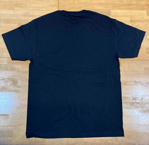 オリジナル和柄Tシャツ『雷神』（ブラック）Mサイズ 2枚目の画像