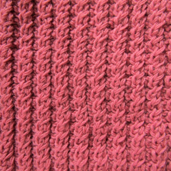 ❁手編み❁ケーブル編みマフラー(ローズピンク)＊一点もの 3枚目の画像