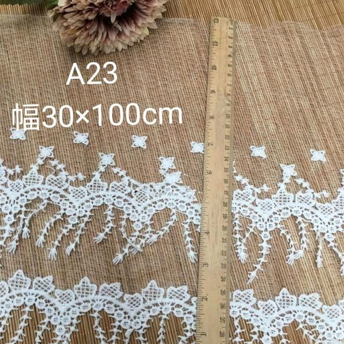 A23 お花のチュールレース ぶら下がりレース クラフト レース