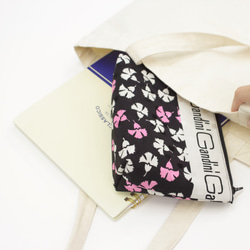 【ラッピング無料】イタリア製シルク使用◎Gandiniの花柄ポーチ 6枚目の画像