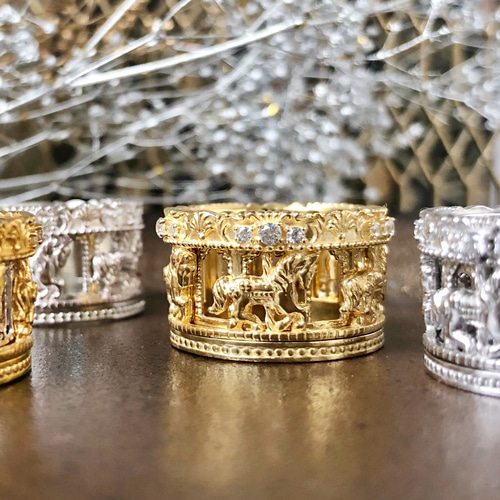 fiesta carousel ring 指輪・リング gisele 通販 11534109｜Creema