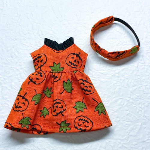 ハロウィンワンピセット ミキちゃんマキちゃんサイズ ドール服 その他