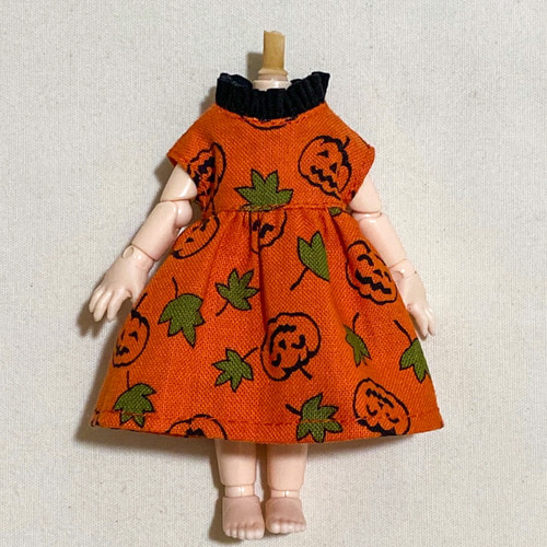 ハロウィンワンピセット ミキちゃんマキちゃんサイズ ドール服 その他