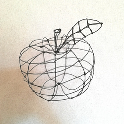 フルーツ（林檎）3Dワイヤーアート 3枚目の画像