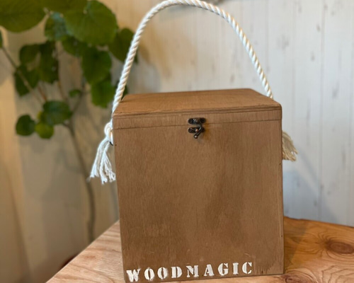 キャンプで大活躍！ アンティーク風 木製クーラーBOX その他インテリア