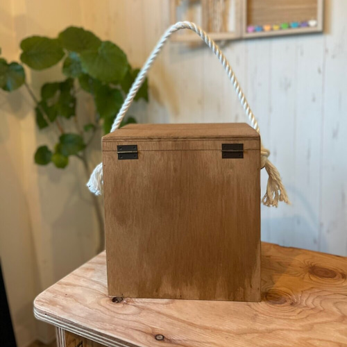 キャンプで大活躍！ アンティーク風 木製クーラーBOX その他インテリア