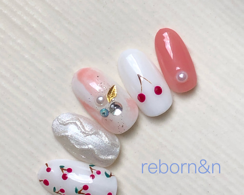 いちご狩りくまたん♡ ネイルチップ 1_294704b0f1bb70ba83382d59e53b