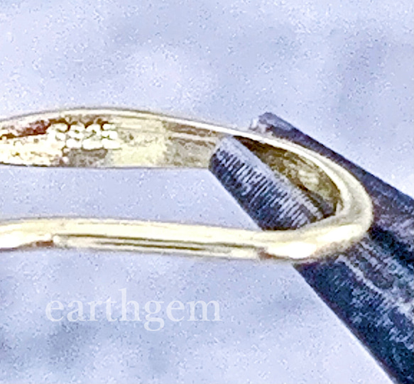 【SV925/K18vermeil】あこや真珠❇︎パールと白エナメルチェーンが揺れる、イエローゴールドの華奢ピアス 3枚目の画像
