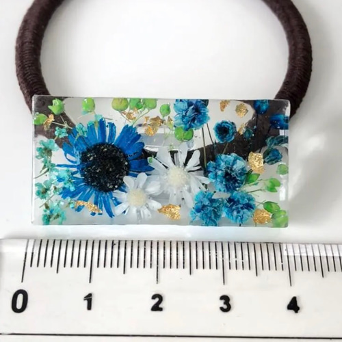 ドライフラワー のレジンヘアゴム ヘアゴム handmadeRIN 通販