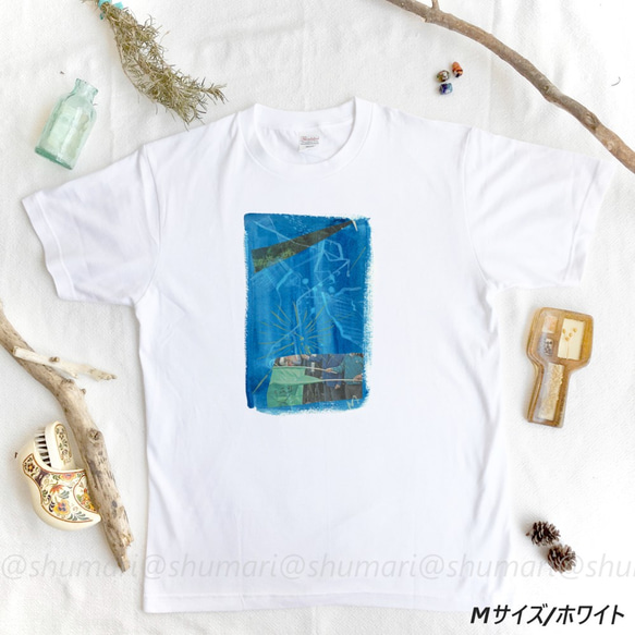 コラージュ Ｔシャツ「ocean」 ver.2 1枚目の画像