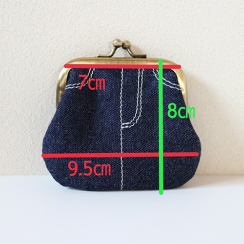 児島デニムのジーンズがま口 がま口 Crepuscule 通販 2364921｜Creema