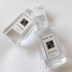 48枚入✳モノトーン 結婚式 サンキューシール ハンドジェル 除菌ジェル シール　コロナ対策 2枚目の画像