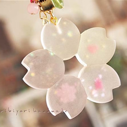 【桜とうさぎ】レジンヘアゴム　ブローチ　ペンダント　うさぎ　桜　～12/25 桜とうさぎ】レジンヘアゴム ブローチ ペンダント うさぎ 桜