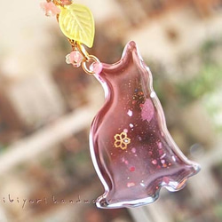 リリィ様おまとめ。レジン ペンダント うさぎ 桜うさぎレジンのペンダント（ネックレス）*さくら*サクラ
