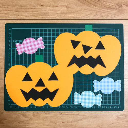 ハロウィン　10作品 かぼちゃ ハロウィン 製作セット 製作キット 送料無料 壁面飾り