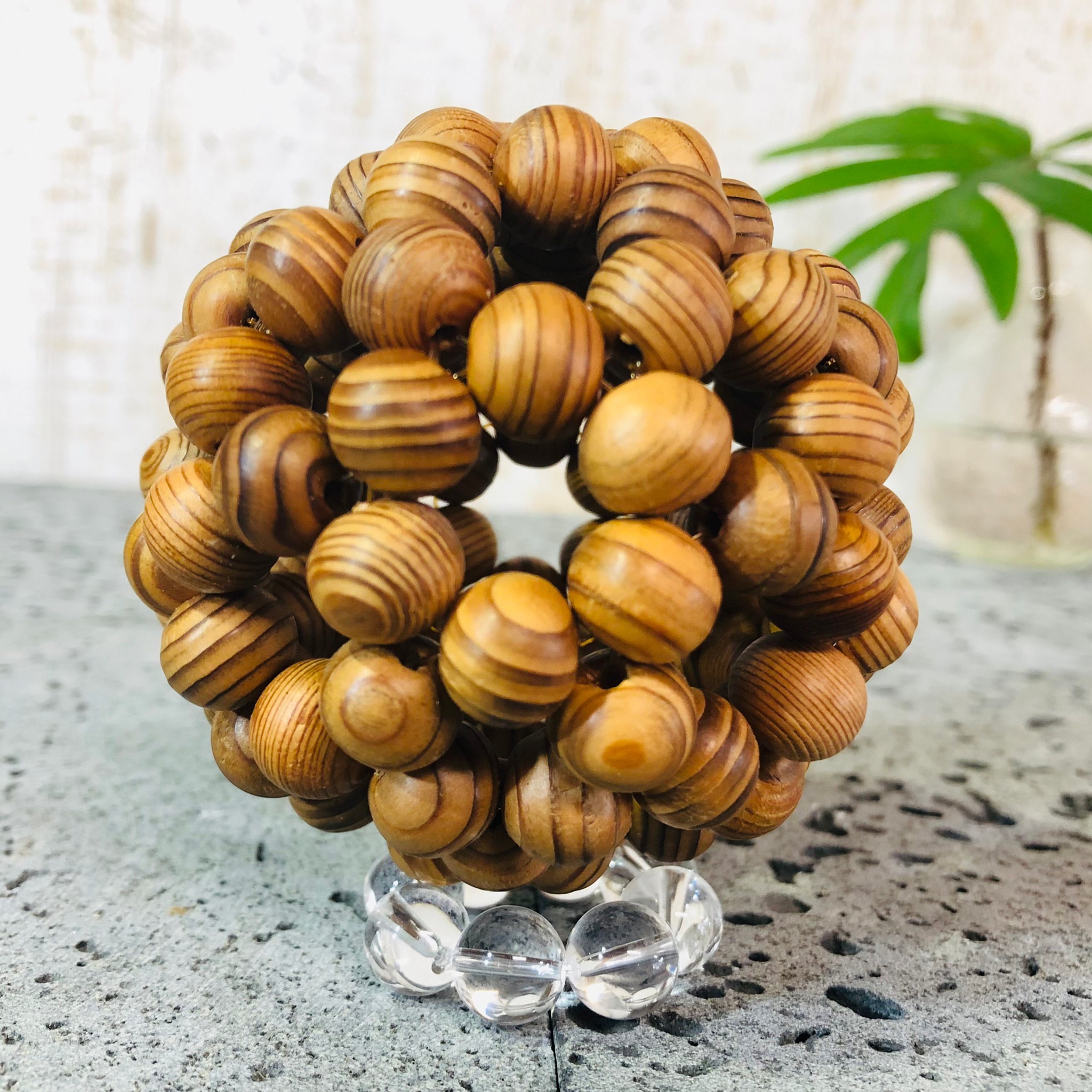 屋久杉 フラーレンボウル 京念珠用12ミリ玉使用 バッキーボウル フラーレン 保証付き