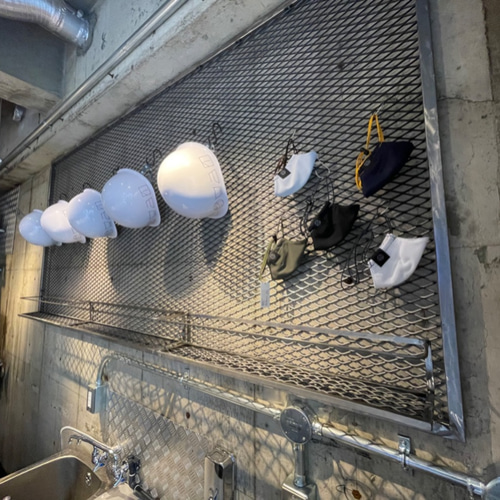 M-size 1200×900]エキスパンドメタル ディスプレイフレーム 棚