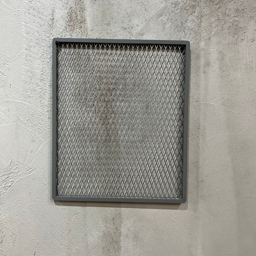 エキスパンドメタル 木枠ディスプレイフレーム 壁掛けラック・ウォール