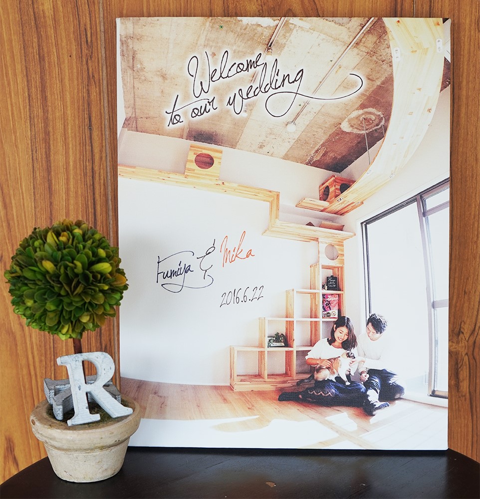 キャンバスウェルカムボード/Lサイズ☆ 7,031円