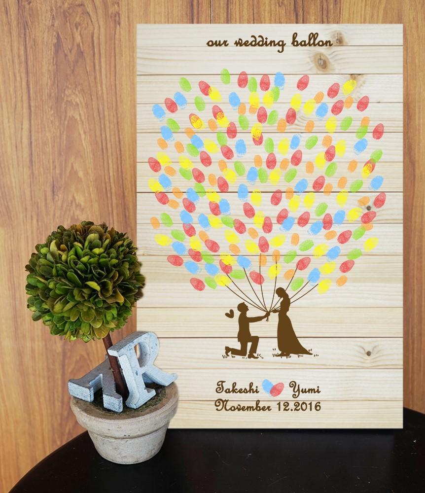 A3サイズ　木のウェディングツリー・バルーンタイプ　130～160名様対応