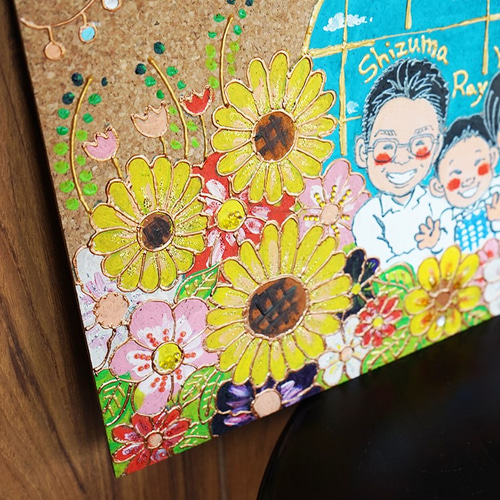 デザインボード タイル風