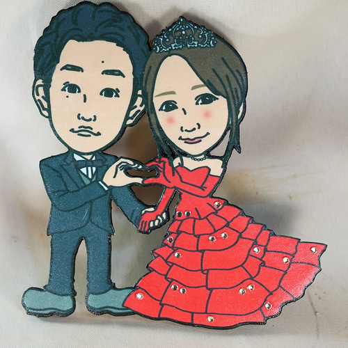 似顔絵ウェルカムボード・立体文字＆リーフ額 その他インテリア