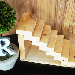 自由研究用☆夏休みの工作キット、階段型オブジェ・飾り棚 おもちゃ