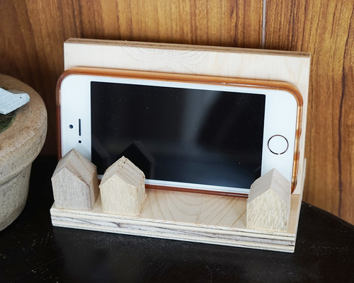 自由研究用☆夏休みの工作キット、スマホスタンド おもちゃ・人形 riku