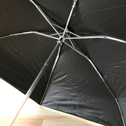 折り畳み傘 日傘 晴雨兼用 ライトピンク 軽量 雨傘 傘 UVカット おりたたみ傘 UPF50＋ 4枚目の画像