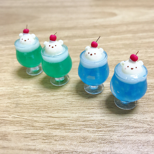 再販】くまさんクリームソーダ その他置物 めがぱんだ 通販