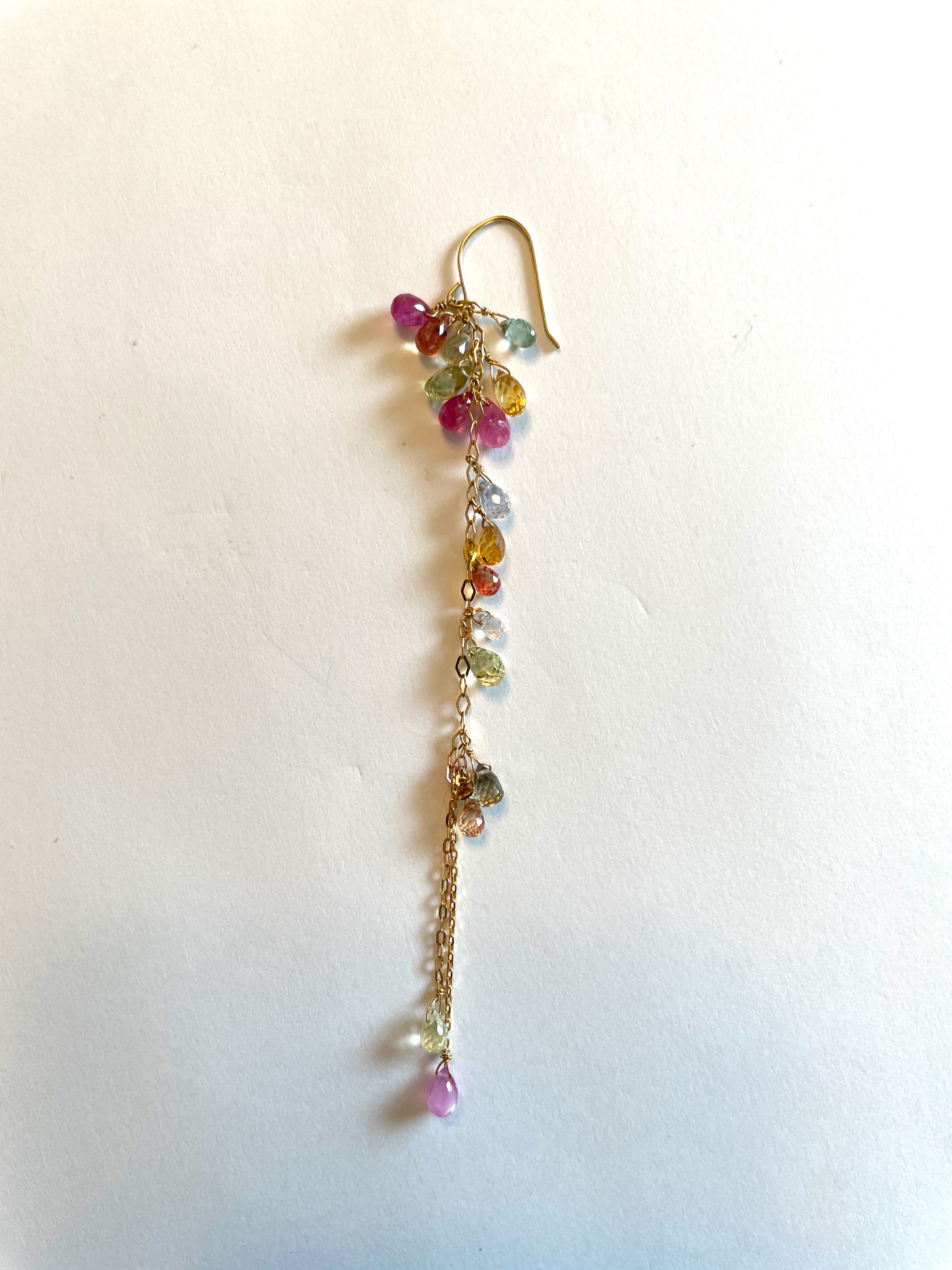 サファイア　18金ピアス　片方 11,700円