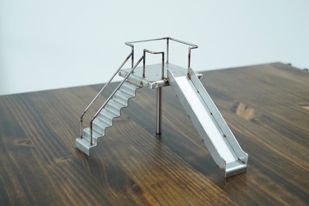 【ミニチュア すべり台・家の中の公園シリーズ】【W21×D17×H13(cm)】 25,300円