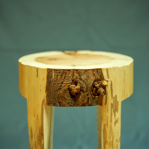 log stool #1 アウトドアにもインテリアにも使える無垢材使用