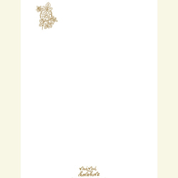 ちょっぴり懐かしい花柄のショッピングバッグ　ピンク×ブラウン 5枚目の画像