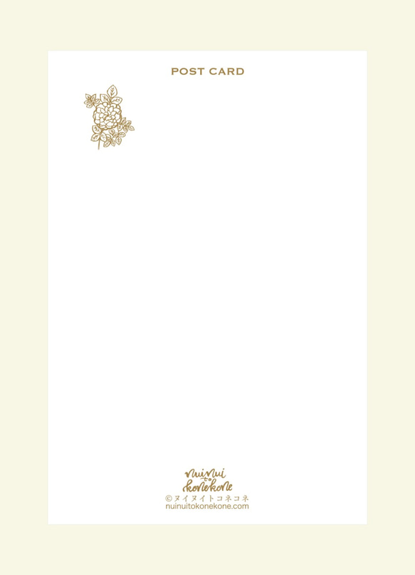 ちょっぴり懐かしい花柄のショッピングバッグ　ピンク×ブラウン 5枚目の画像