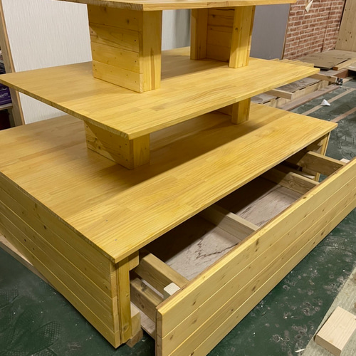 送料込み ディスプレイラック 店舗什器 ショップ陳列用 オーダー可能