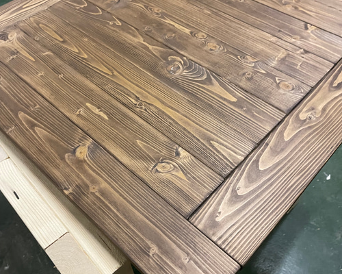 手作り コタツ天板 テーブル天板 机・デスク エバーグリーン 【イン