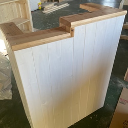 引取可能】木製パーティション 店舗什器 3面タイプ LO 幅45cm×3面 完成