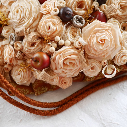 ヒノキローズ花束 ひのきろうず なないろ - ヒノキで作った枯れないお花 - 贈り物