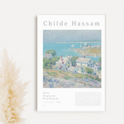 ニューイングランド岬 | AP010 | 名画デザインポスター チャイルド・ハッサム 1枚目の画像