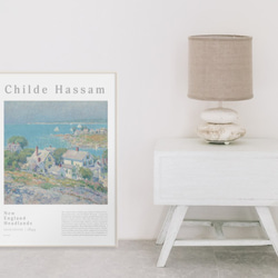ニューイングランド岬 | AP010 | 名画デザインポスター チャイルド・ハッサム 3枚目の画像