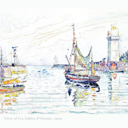 ポール・シニャック View of Les Sables d'Olonne | AP116 | アートポスター 絵画 名 5枚目の画像