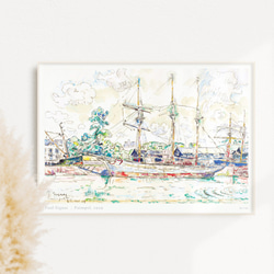 ポール・シニャック、Paimpol、海外版超希少レゾネ、新品額付、絵画