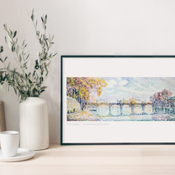 ポール・シニャック Le pont des Arts | AP132 | アートポスター 絵画 名画 橋 川 風景画 3枚目の画像