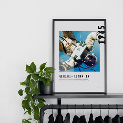 UNIVERSE#3 | AP148 | アートポスター ジェミニタイタン4 宇宙服 写真 フォト 風景 自然 地球 グ 4枚目の画像