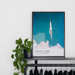 UNIVERSE#2 | AP147 | アートポスター ロケット FREEDOM7 宇宙 写真 フォト 風景 自然 4枚目の画像