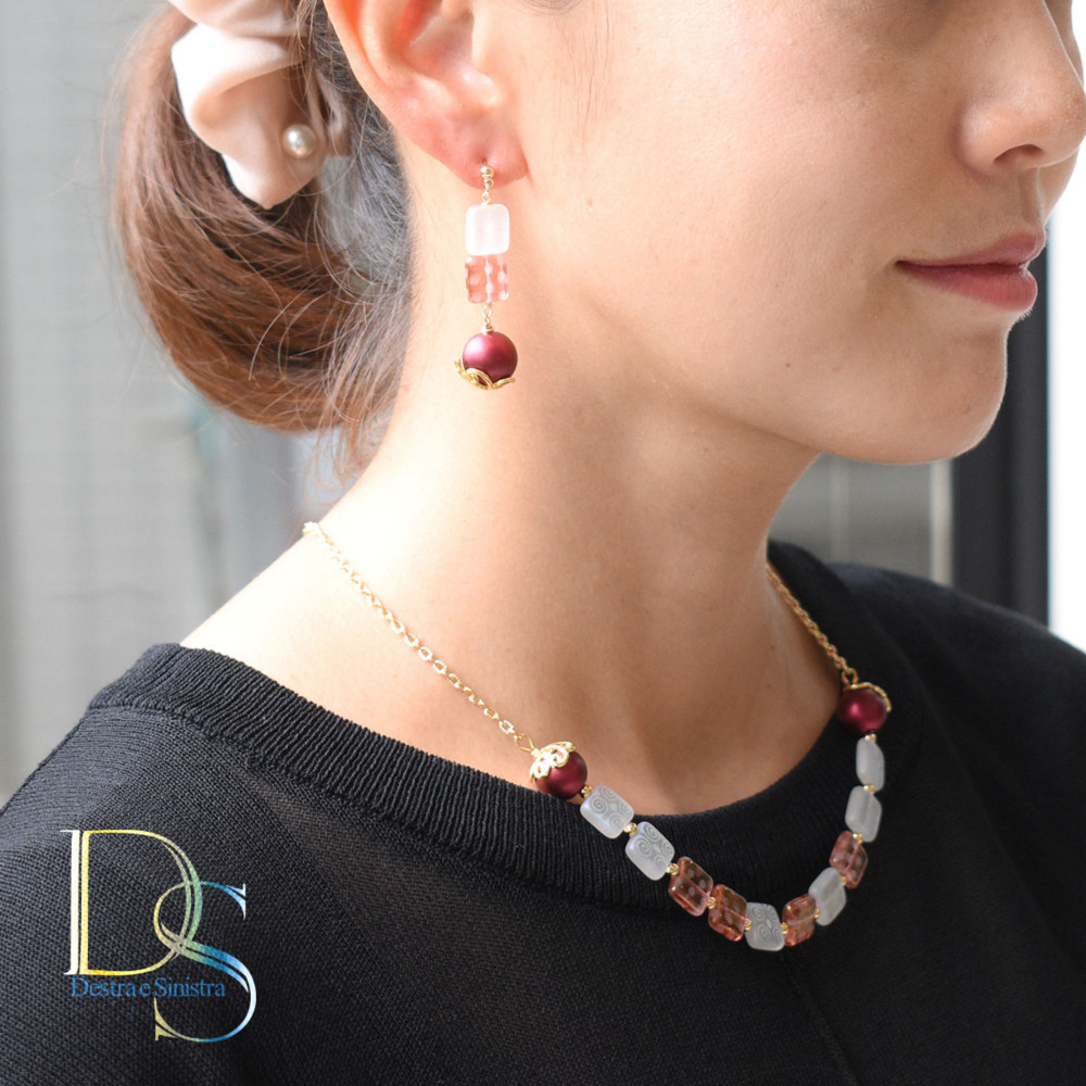 BELLESSIORA スクエアネックレス K18YGダイヤモンドネックレス｜ネックレス｜ベルシオラ 公式